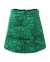 Moncler Genius X Jw Anderson Padded Skirt With Drawstring In Green