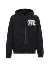 Shop Moncler X Mb X Nigo Black Moncler X Mercedes-benz By Nigo Zip-up Hoodie