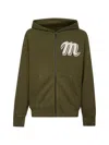 Moncler X Mb X Nigo Green Moncler X Mercedes-benz By Nigo Zip-up Hoodie In Multicolor