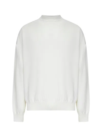 Moncler X Mb X Nigo White Cotton Moncler X Mercedes-benz By Nigo Sweater In Multicolor