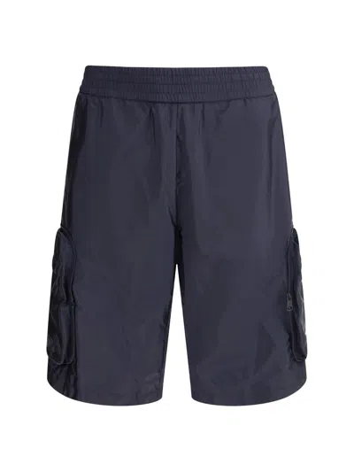 Moncler X Mercedes-benz By Nigo Moncler X Mercedes Benz By Nigo Bermuda Shorts In Blue
