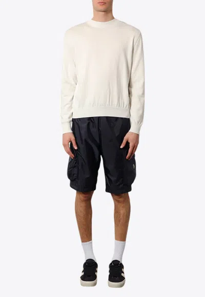 Moncler X Mercedes-benz By Nigo Graphic Print Ribbed Knit Sweater