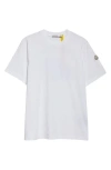 Moncler X Mercedes-benz By Nigo Logo Patch Short Sleeve T-shirt In White