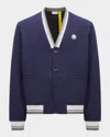 Moncler Sweat En Coton Matelassé X Mercedes-benz By Nigo In Medium Blue