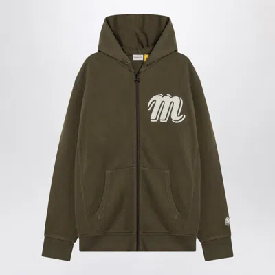 MONCLER X MERCEDES-BENZ BY NIGO MONCLER GENIUS MILITARY ZIPPED SWEATSHIRT