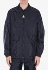 Moncler X Mercedes-benz By Nigo Sopdu Graphic Print Zip-up Jacket In Blue