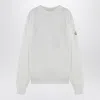 Moncler X Mercedes-benz By Nigo White Jumper With Logo Print In White