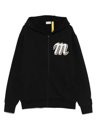 Moncler X Mercedes By Nigo Zip Up Cardigan In Black