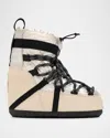 Moncler X Moon Boot Icon Low Padded Snow Boots In Neutral