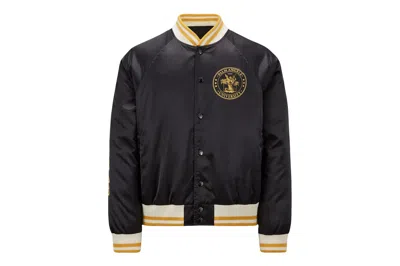 Pre-owned Moncler X Palm Angels Bucyk Down Bomber Jacket Black