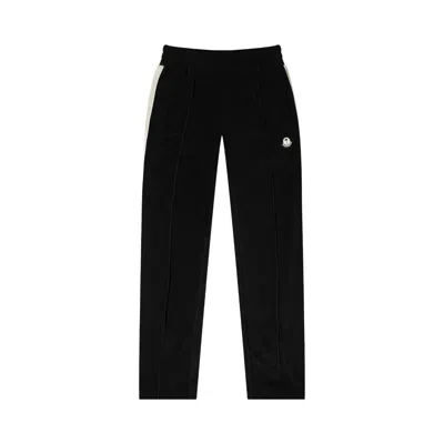 Pre-owned Moncler X Palm Angels Chenille Track Pants 'black/white' | Men's Size Xxs