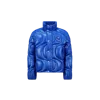 Moncler X Palm Angels Haunani Short Down Jacket Blue In Blue