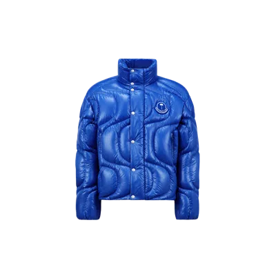 Moncler X Palm Angels Haunani Short Down Jacket Blue