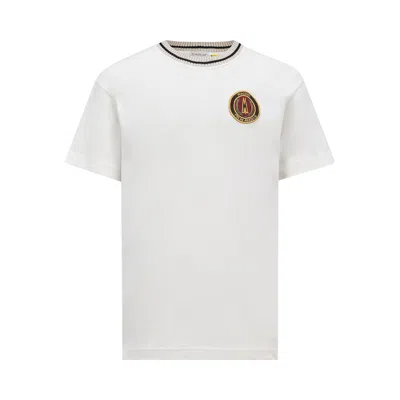 Pre-owned Moncler X Palm Angels Logo Patch Tee 'white' | Men's Size M