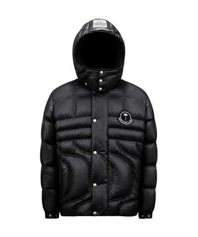 MONCLER MONCLER X PALM ANGELS CHERITH HOODED SHORT DOWN JACKET