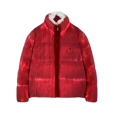 Pre-owned Moncler X Palm Angels Maya Down Jacket 'red' | Men's Size L