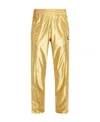 Moncler X Palm Angels Metallic Track Pants In Yellow