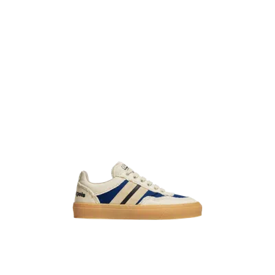 Moncler Sneakers Monaco2 En Toile Et Daim X Palm Angels In Multicolour