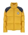 Moncler Nevis Short Down Jacket Yellow In Yellow
