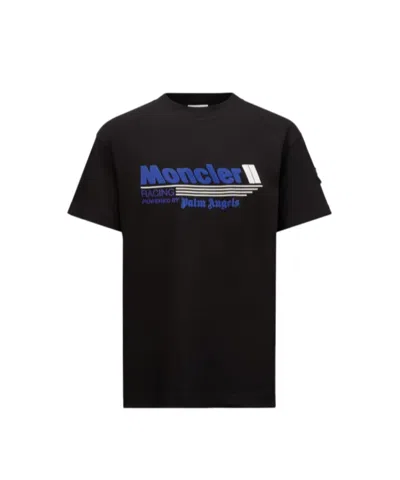 Moncler X Palm Angels Short-sleeved T-shirt In Black