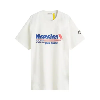 Pre-owned Moncler X Palm Angels Short-sleeve T-shirt 'natural' | Tan | Men's Size S In Brown