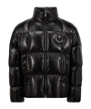 Moncler X Palm Angels Simoom Short Down Jacket In Black