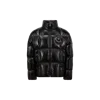 Moncler X Palm Angels Simoom Short Down Jacket Black In Gray
