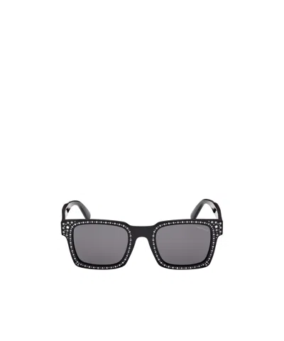 Moncler X Palm Angels Square-frame Sunglasses In Gray