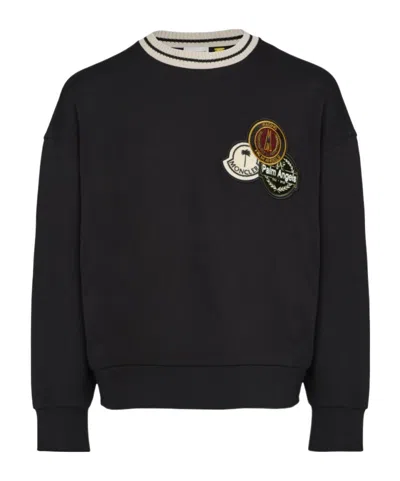 Moncler X Palm Angels Sweatshirt In Black