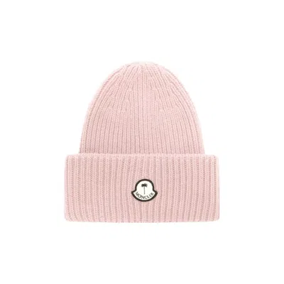Pre-owned Moncler X Palm Angels Tricot Beanie Hat 'pink' | Men's Size Onesize