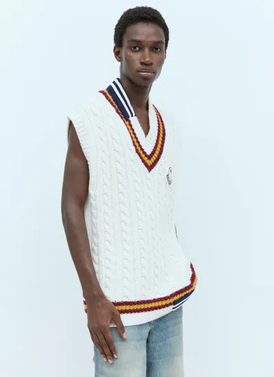 Moncler X Palm Angels Women Wool V-neck Vest