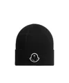 Moncler X Palm Angels Wool Beanie Black In Black