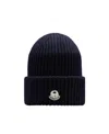 Moncler X Palm Angels Wool Wool Cap In Black