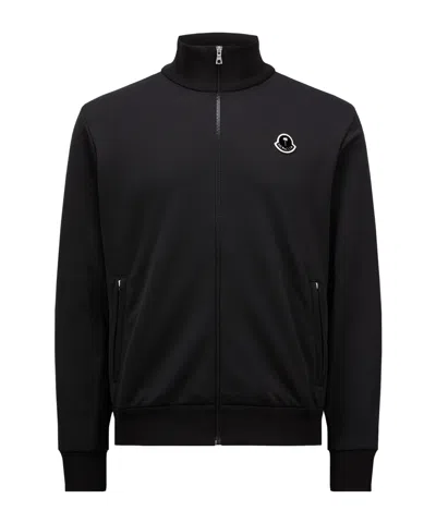 Moncler X Palm Angels Zippered Sweater In Black