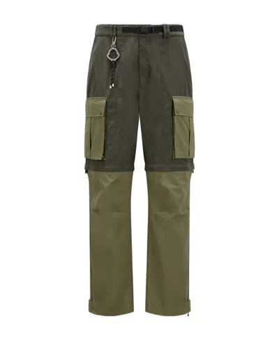 Moncler X Pharrell Williams Panelled Cargo Pants In Green