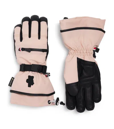 Moncler X Reusch Gore-tex Padded Gloves In Pink