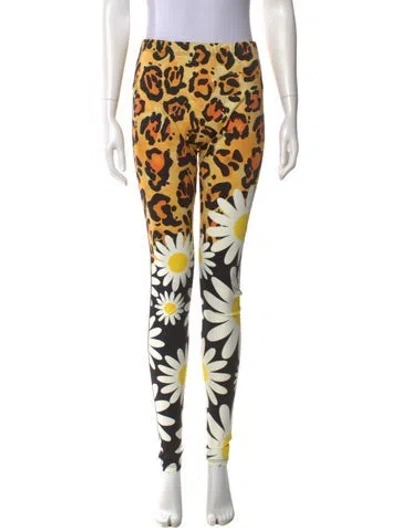 Pre-owned Moncler X Richard Quinn Skinny Leg Pants In Yellow