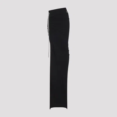 Moncler X Rick Owens Adjustable Mini Skirt In Black