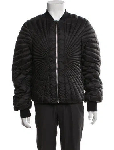 Pre-owned Moncler X Rick Owens Bomber Jacket In Black