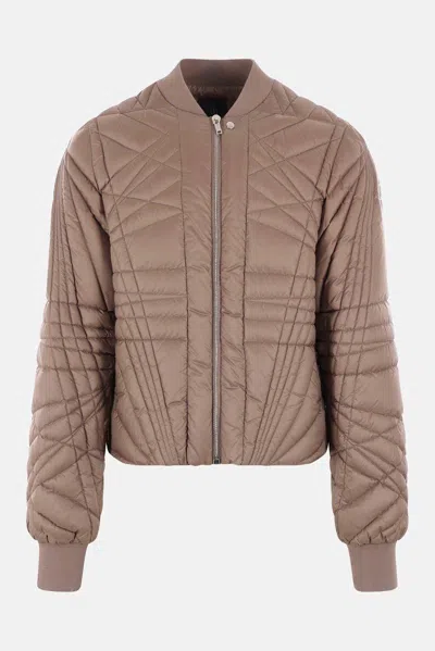Moncler X Rick Owens Coats In Brown