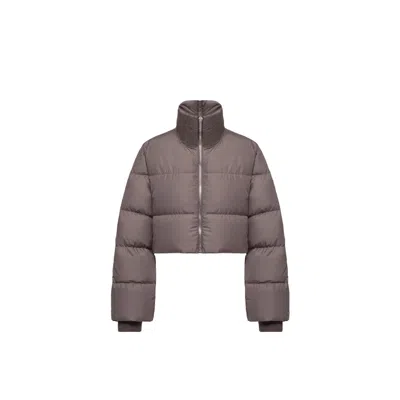 Moncler X Rick Owens Cropped Puffer Jacket In Multi