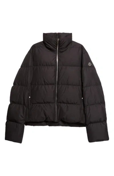 Moncler X Rick Owens Cyclopic Down Puffer Jacket In Black