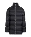 Moncler X Rick Owens Cyclopic Logo-patch Padded Coat In Black