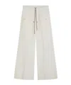 Moncler X Rick Owens Drawstring Casual Pants In White