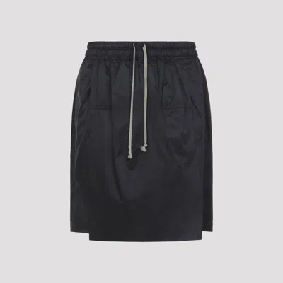 Moncler X Rick Owens Fashionable Mini Kilt Shorts For All In Black