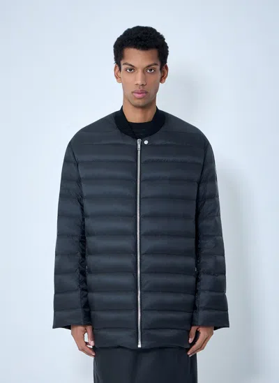 Moncler X Rick Owens Flight Parka Bomber Jacket In Black