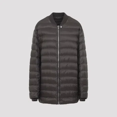 Moncler X Rick Owens Flight Parka Jacket In Brown