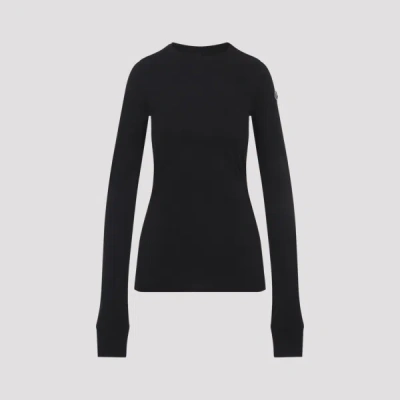 Moncler X Rick Owens Girder Ls T-shirt S In Black