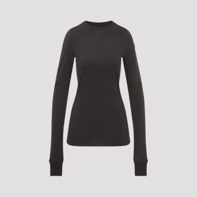 Moncler X Rick Owens Girder Ls T-shirt Xs In Burgundy