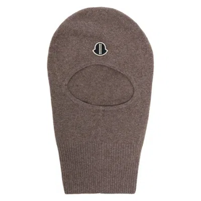 Moncler X Rick Owens Hats In Brown